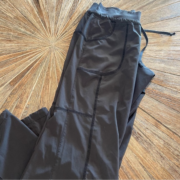 Athleta women’s casual athletic pants size 2 gray drawstring waist joggers track - Picture 5 of 6